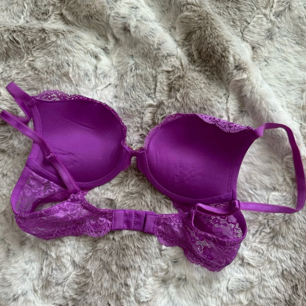 Victoria's Secret | Purple Lace | Dream Angel's Push Up | Sz. 34A - Picture 3 of 6